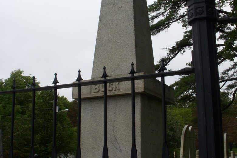 Cursed Tomb of Colonel Buck in Bucksport
