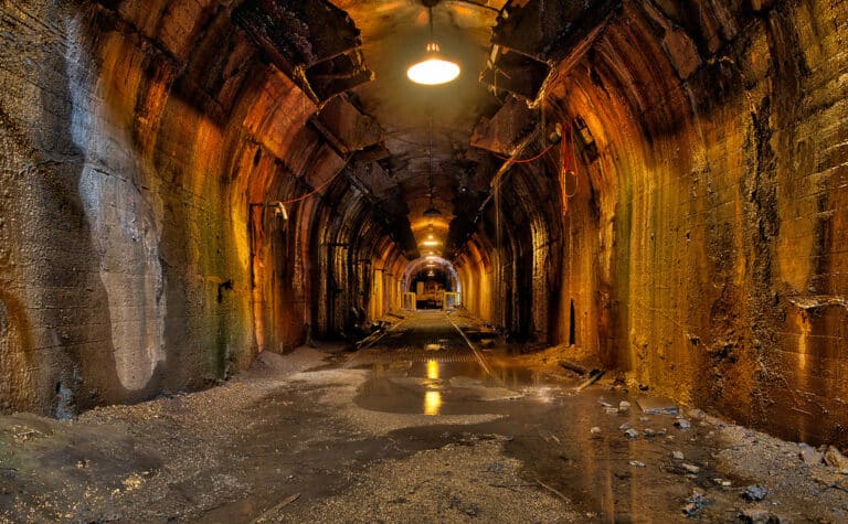 Sloss Furnace in Alabama Tunnel.